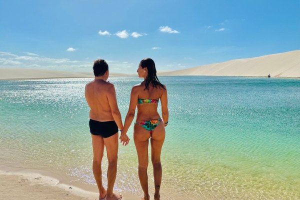 Clientes na Lagoa Azul